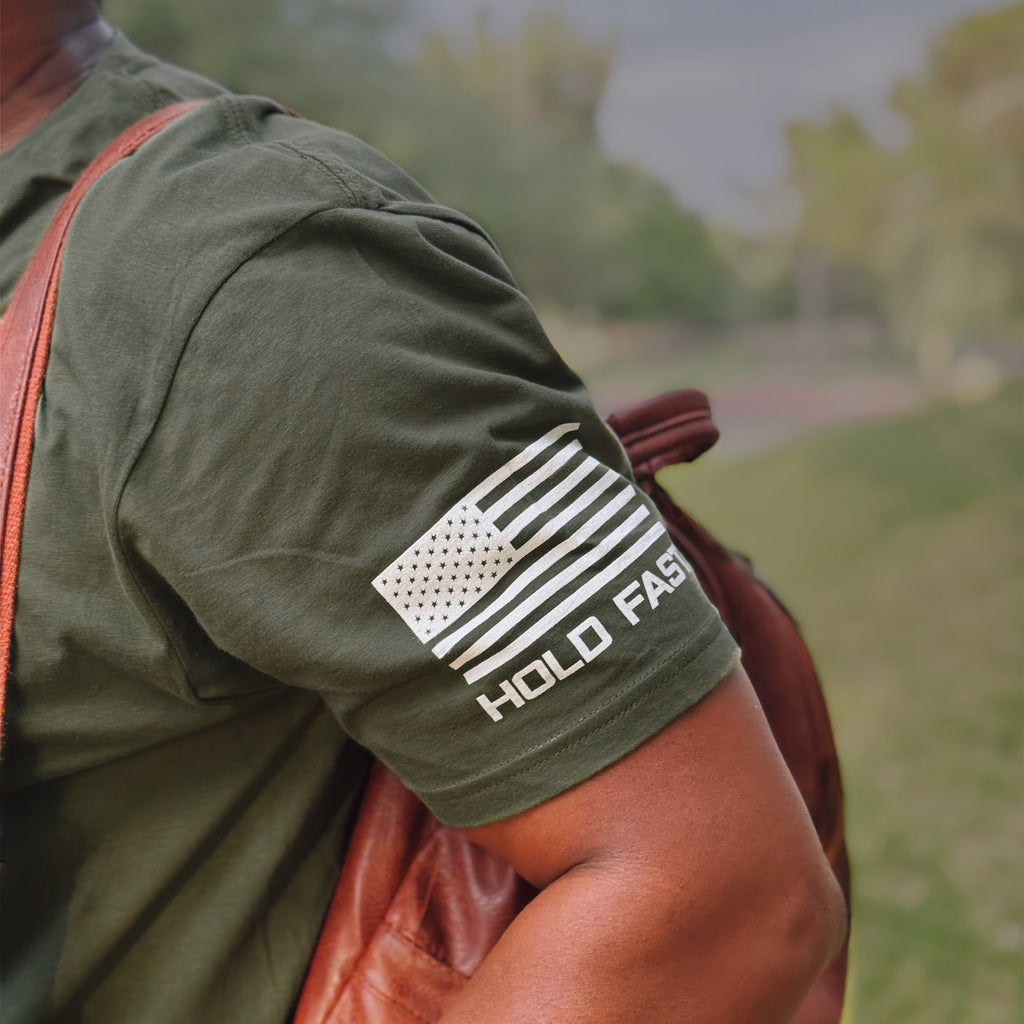 HOLD FAST Mens T-Shirt Strong Men