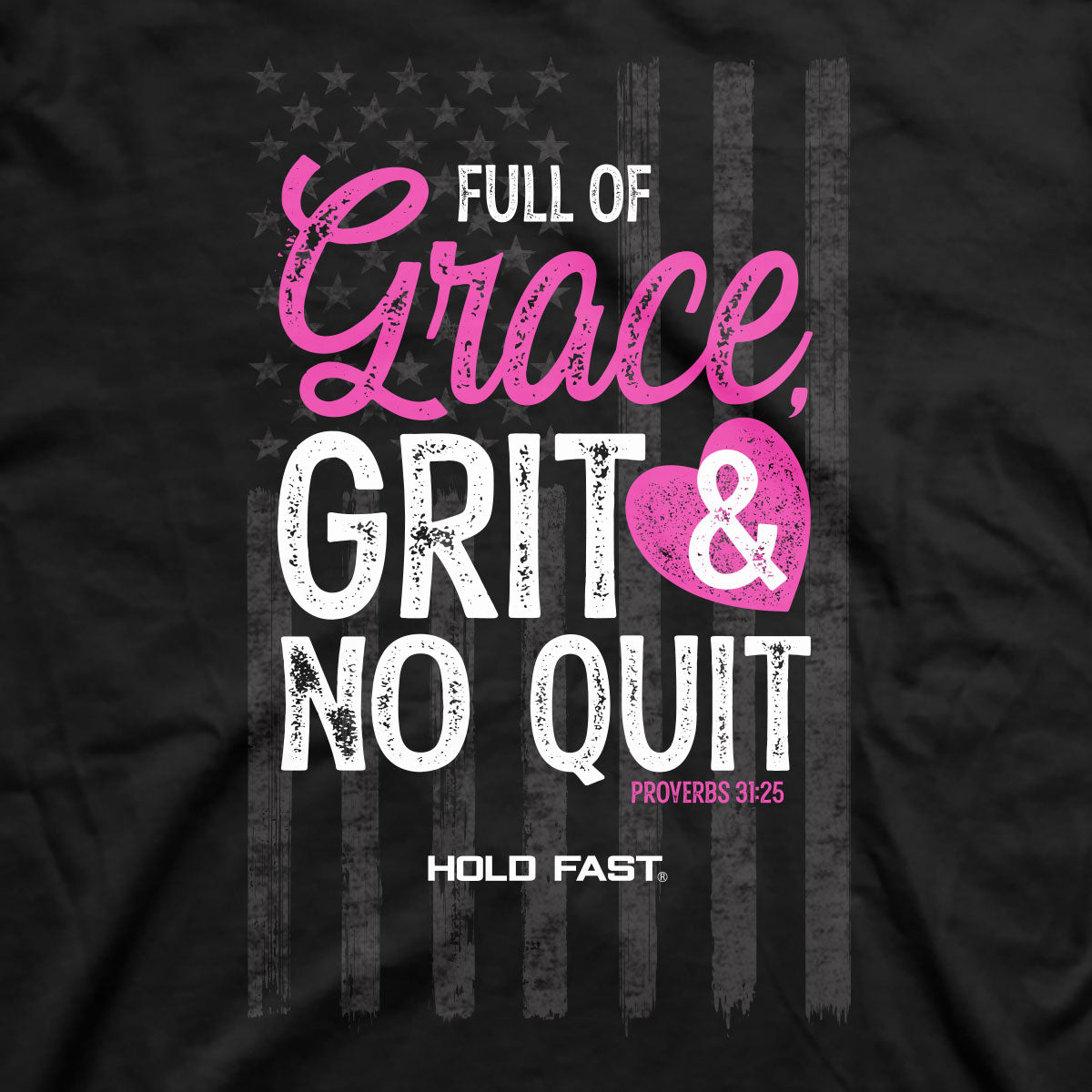 HOLD FAST Womens T-Shirt Grace & Grit Secondary image