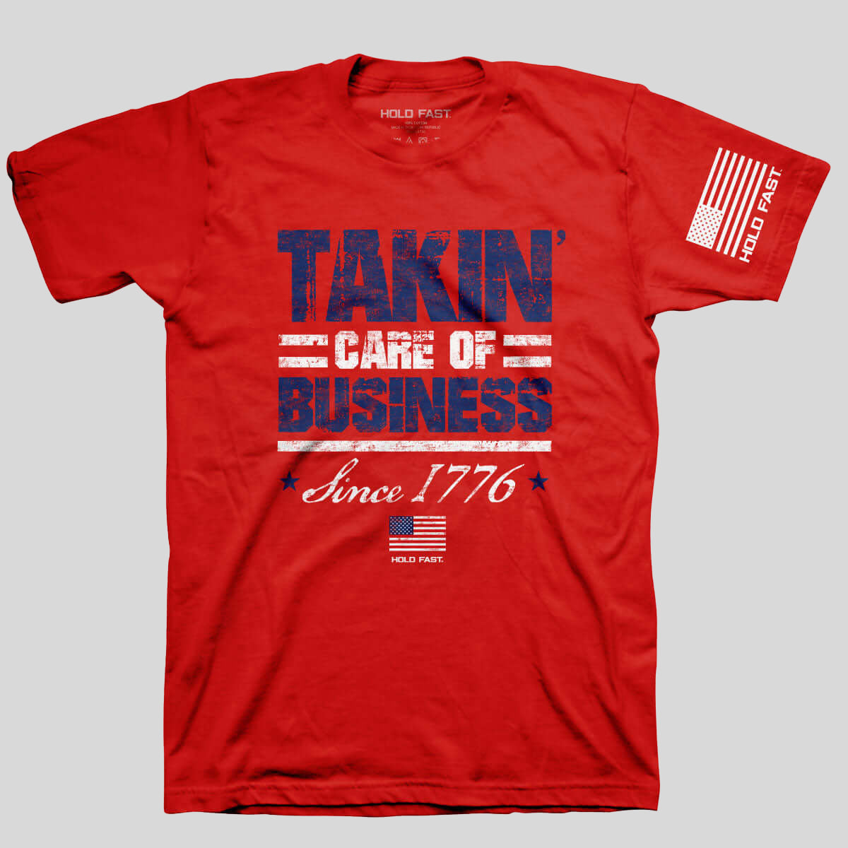 HOLD FAST Mens T-Shirt 1776