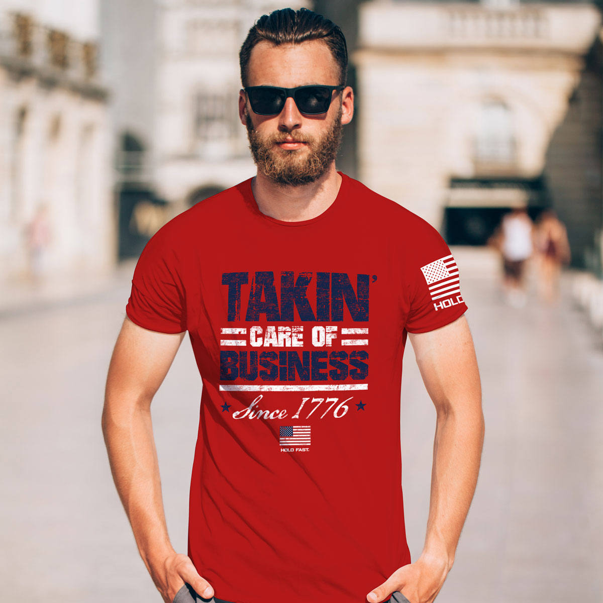 HOLD FAST Mens T-Shirt 1776