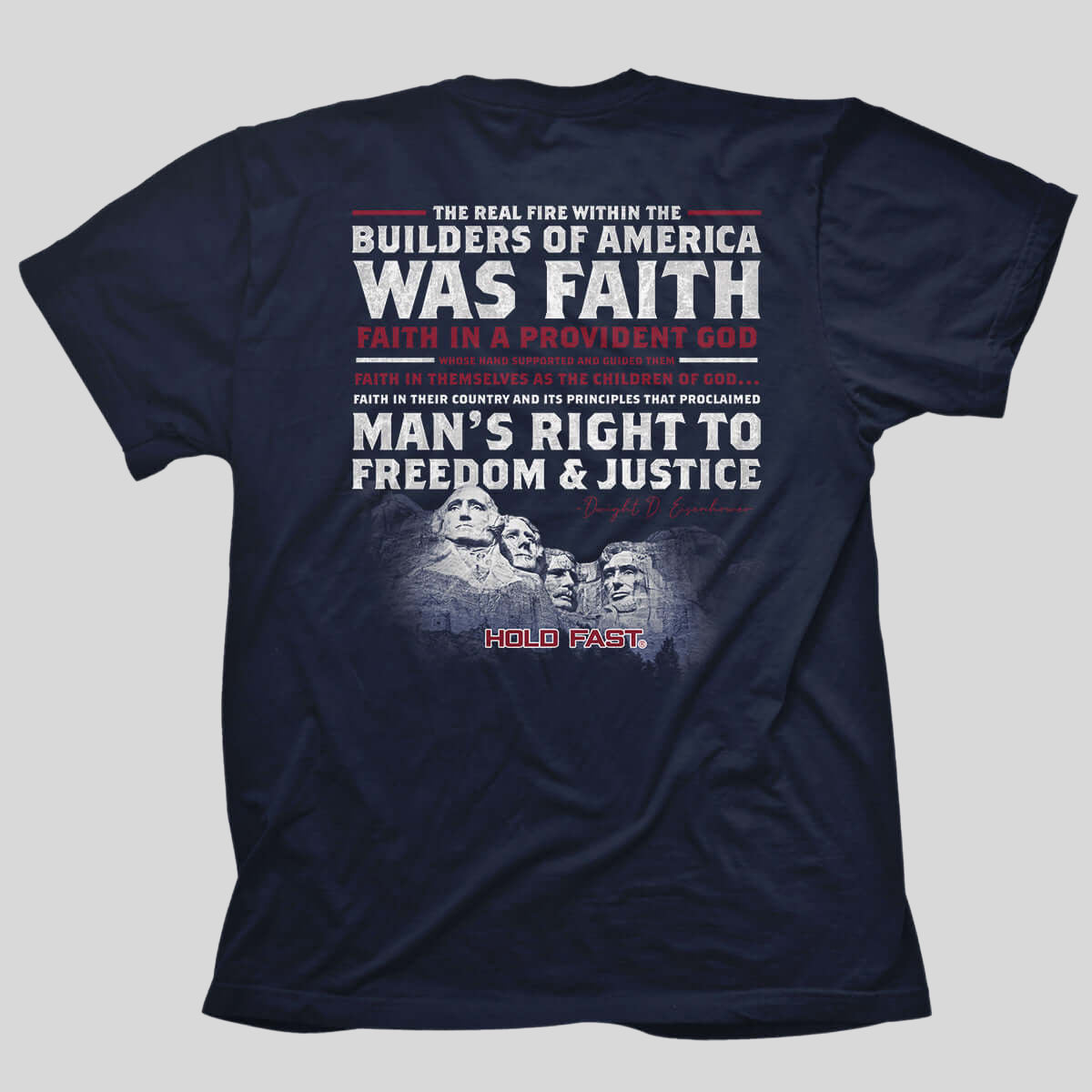 HOLD FAST Mens T-Shirt Builders Of America/Rushmore Main image