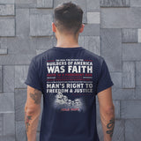 HOLD FAST Mens T-Shirt Builders Of America/Rushmore