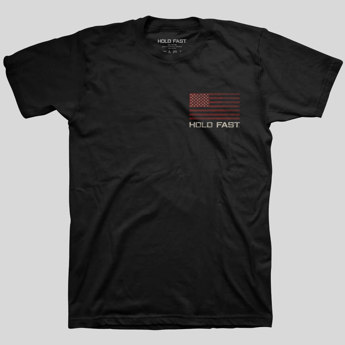 HOLD FAST Mens T-Shirt Never Back Down Secondary image