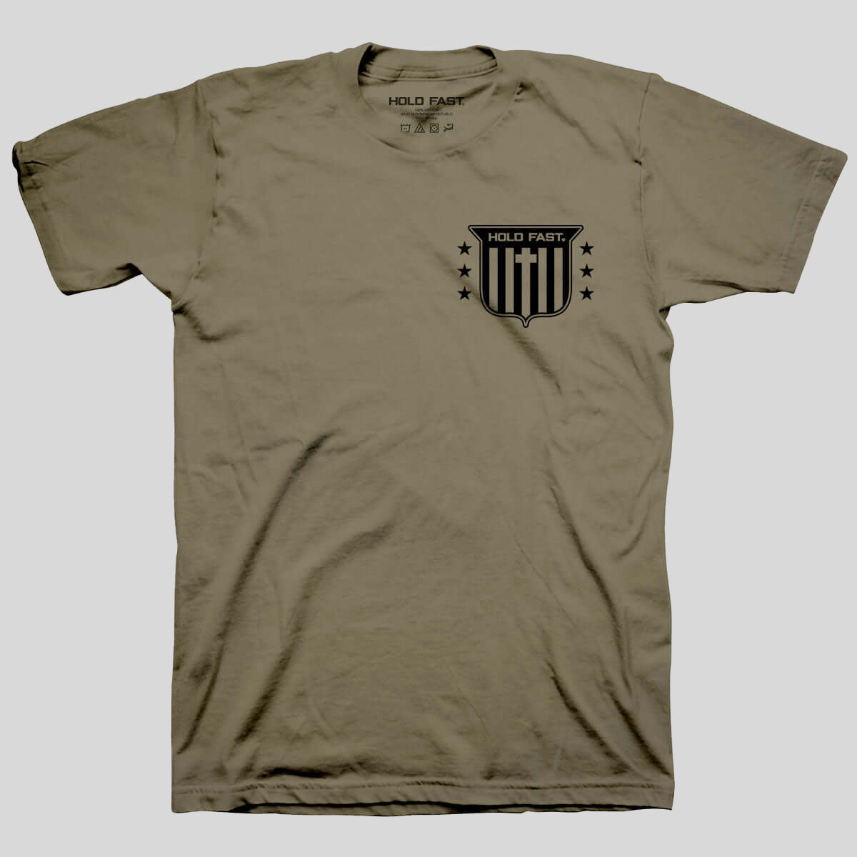 HOLD FAST Mens T-Shirt Live Free Eagles Secondary image