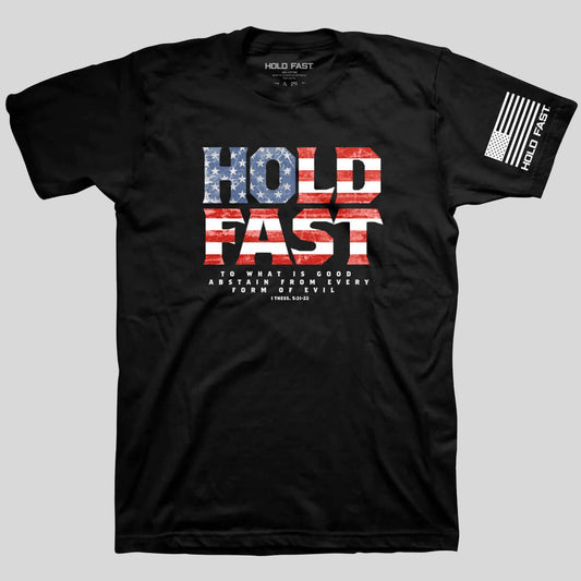 HOLD FAST Mens T-Shirt Hold Fast Flag
