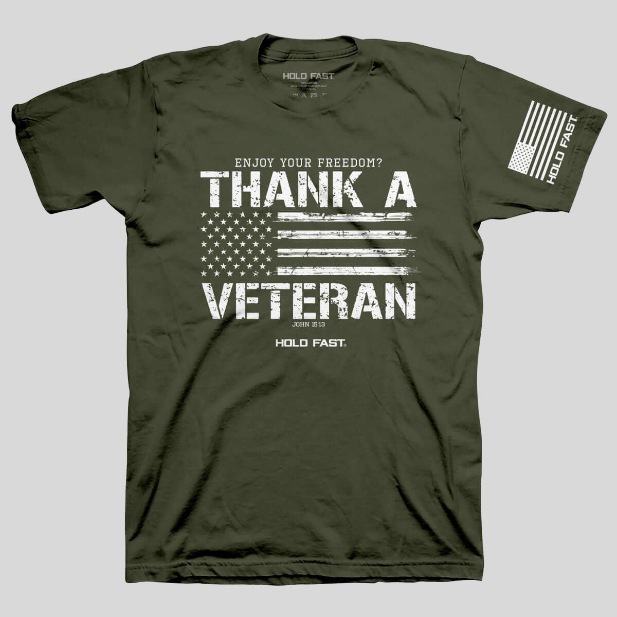 HOLD FAST Mens T-Shirt Thank A Veteran Main image