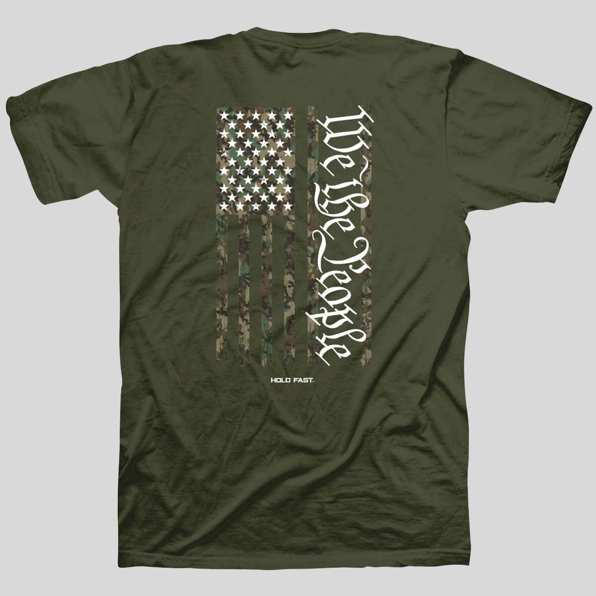 HOLD FAST Mens T-Shirt We The People Flag Main image