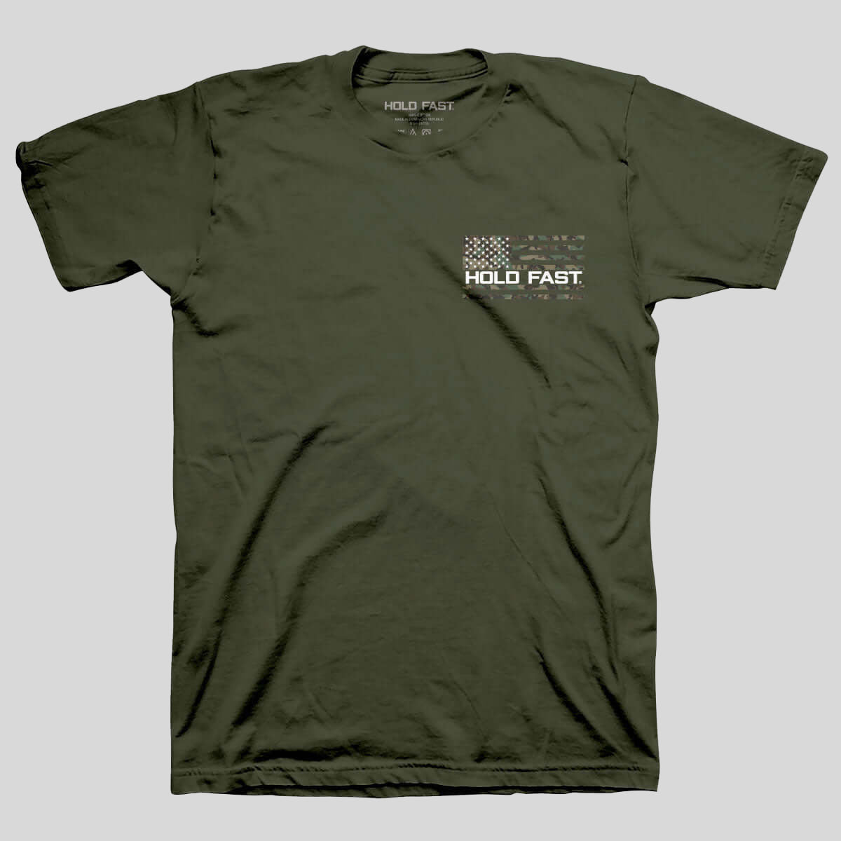 HOLD FAST Mens T-Shirt We The People Flag