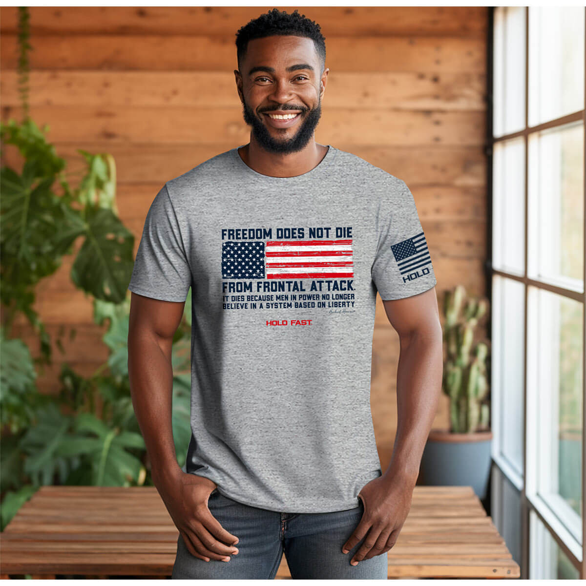 HOLD FAST Mens T-Shirt Hold Fast Freedom