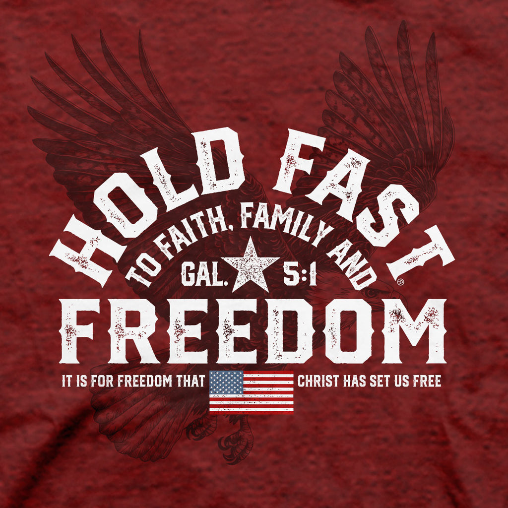 HOLD FAST Mens T-Shirt Freedom Eagle