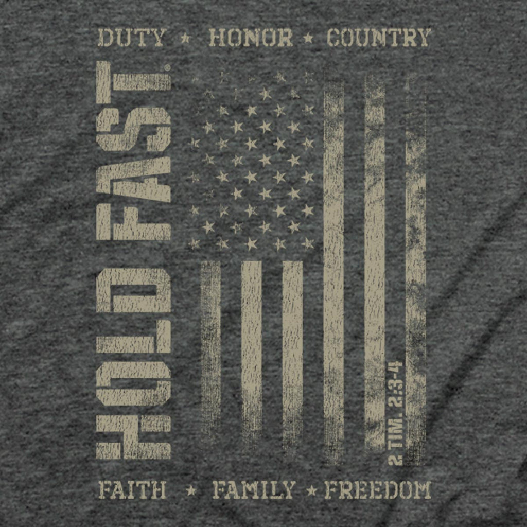 HOLD FAST Mens T-Shirt Duty & Honor