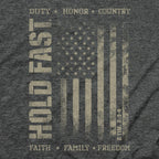 HOLD FAST Mens T-Shirt Duty & Honor