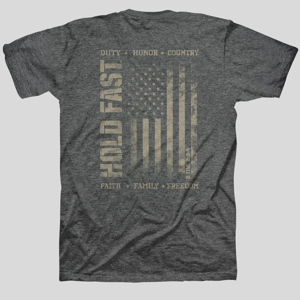 HOLD FAST Mens T-Shirt Duty & Honor