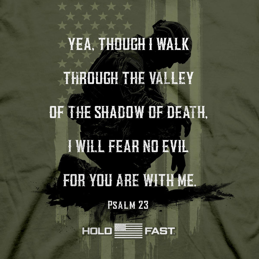 HOLD FAST Mens T-Shirt Psalm 23