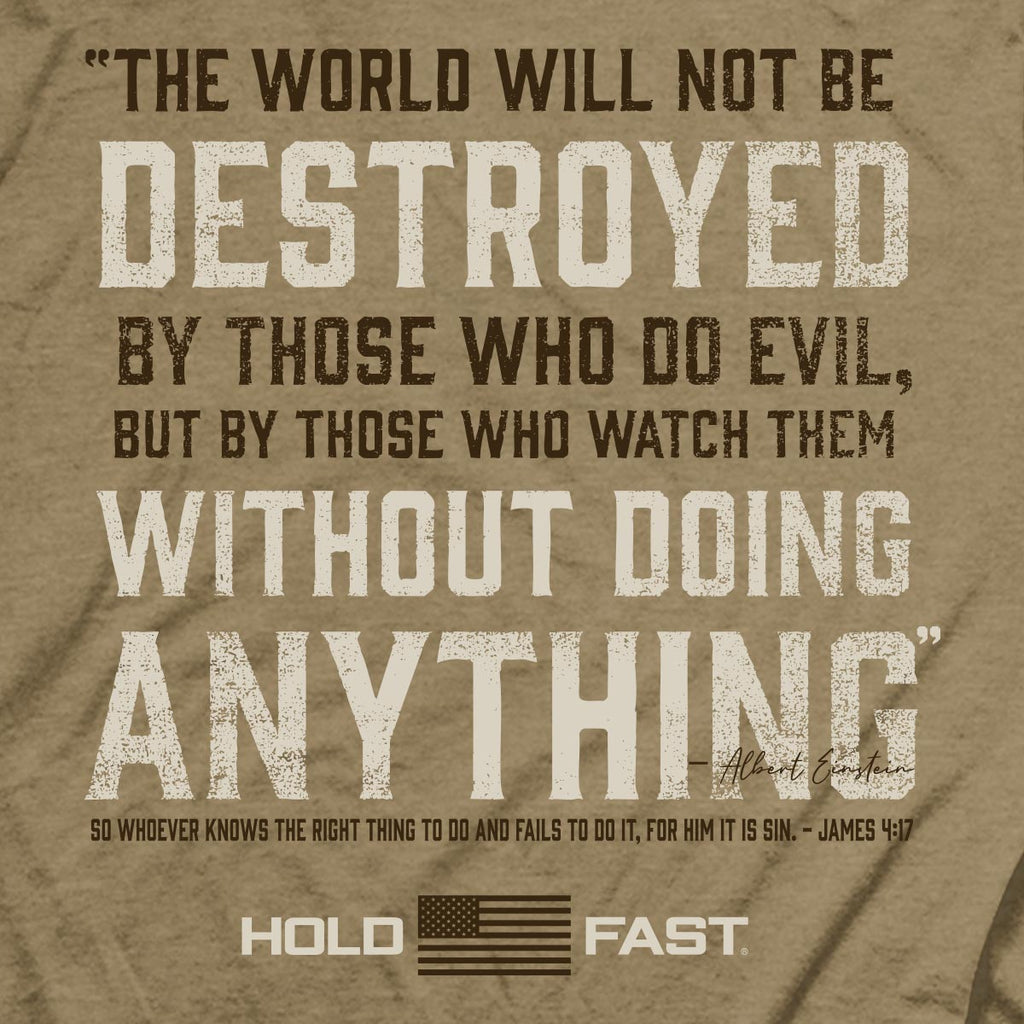 HOLD FAST Mens T-Shirt Einstein