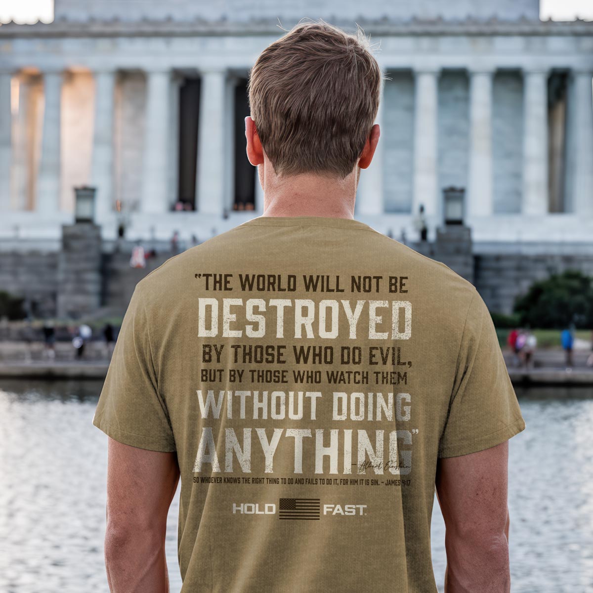 HOLD FAST Mens T-Shirt Einstein