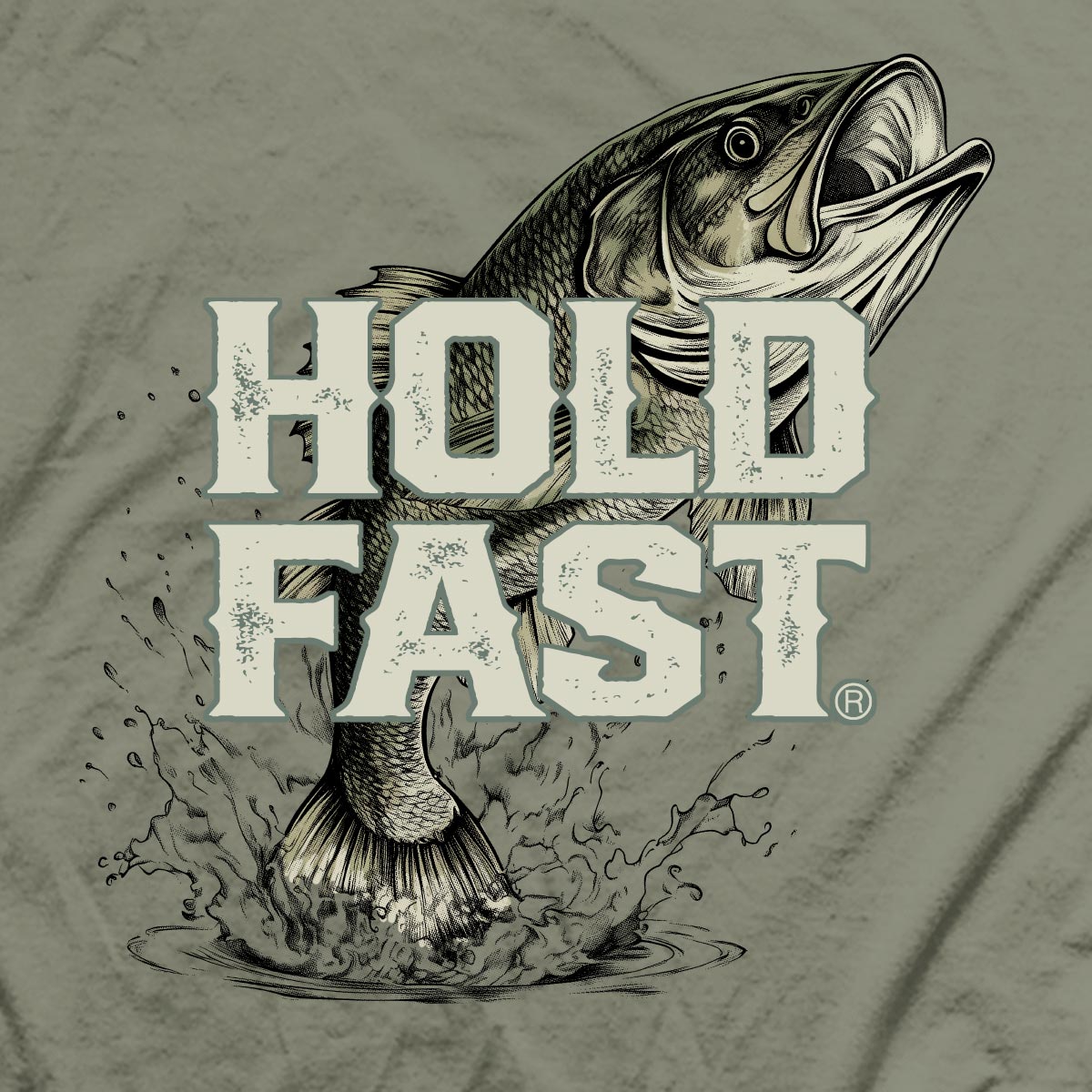 HOLD FAST Mens T-Shirt Fishing