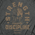 HOLD FAST Mens T-Shirt Strength Through Discipline