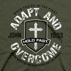HOLD FAST Mens T-Shirt Adapt And Overcome