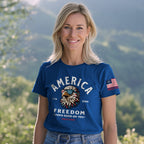 HOLD FAST Adult T-Shirt America Eagle