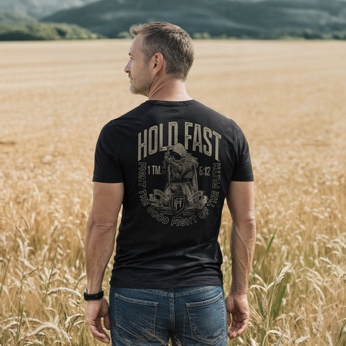 HOLD FAST Mens T-Shirt Knight