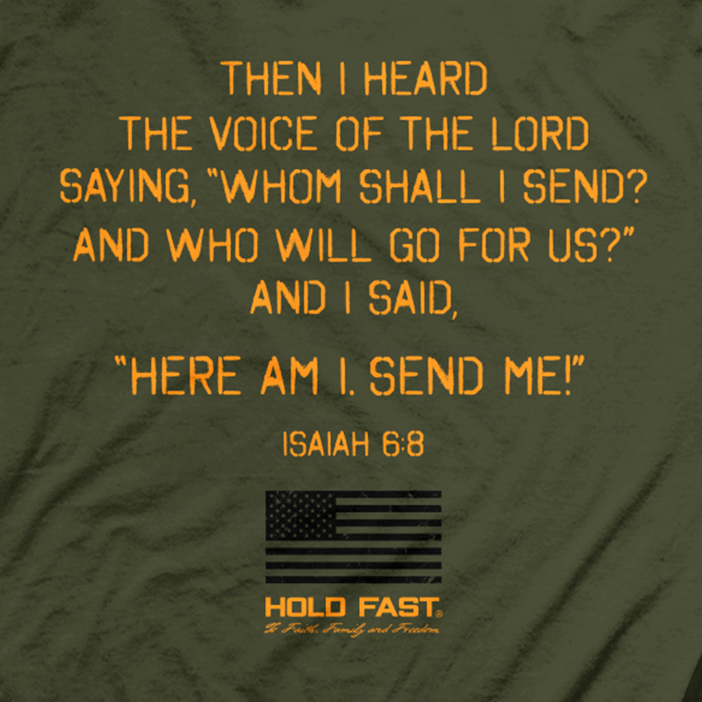 HOLD FAST Mens T-Shirt Send Me