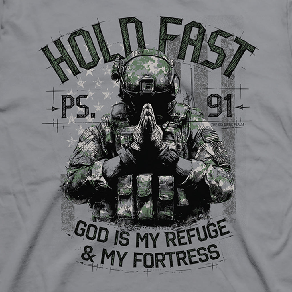 HOLD FAST Mens T-Shirt Soldiers' Psalm