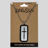Kerusso Mens Necklace John 3:16 Cross