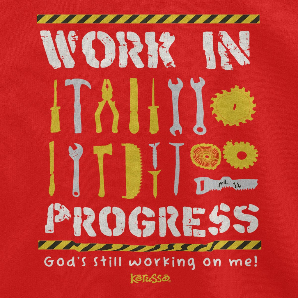 Kerusso Kids Sweatshirt Work In Progress