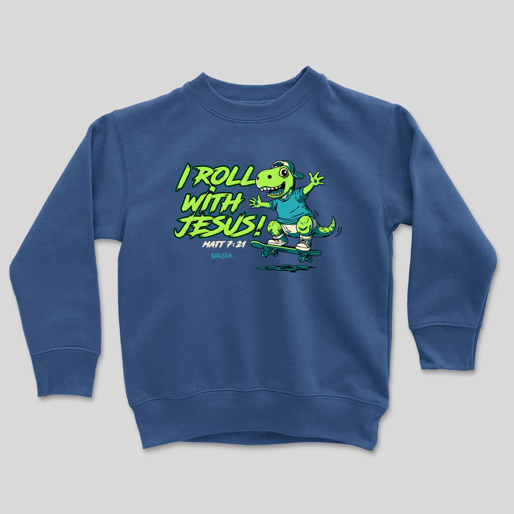 Kerusso Kids Sweatshirt Dino Skateboard