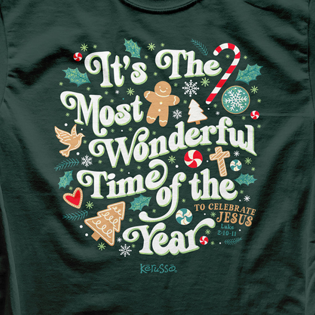 Kerusso Christmas Long Sleeve T-Shirt Wonderful