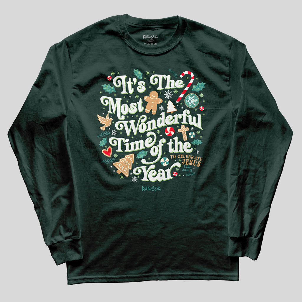 Kerusso Christmas Long Sleeve T-Shirt Wonderful