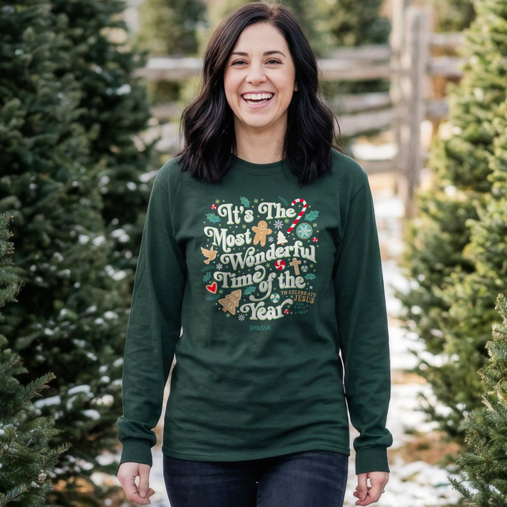 Kerusso Christmas Long Sleeve T-Shirt Wonderful