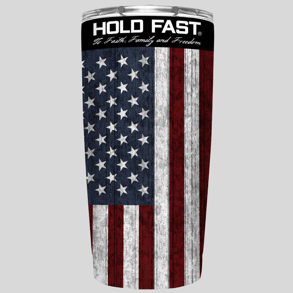 HOLD FAST Flag 20 oz Stainless Steel Tumbler