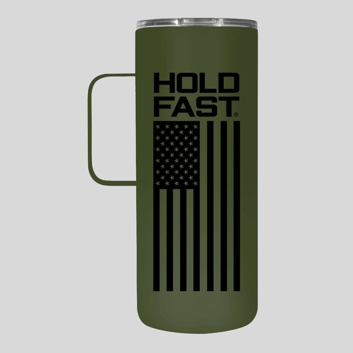 HOLD FAST 22 oz Stainless Steel Tumbler With Handle Freedom Flag Main image