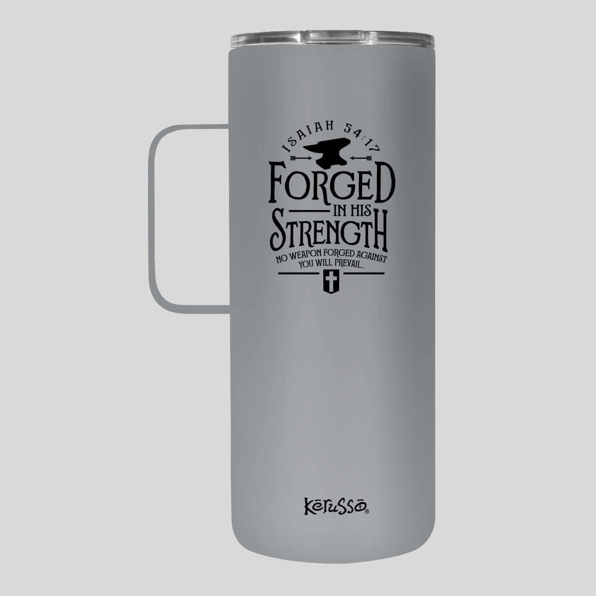 Kerusso 22 oz Stainless Steel Tumbler With Handle Forged Main image