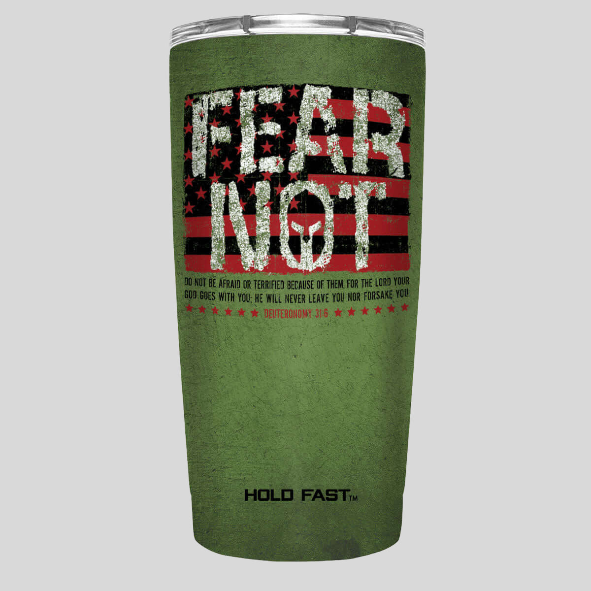 Kerusso Fear Not Flag 20 oz Stainless Steel Tumbler Main image