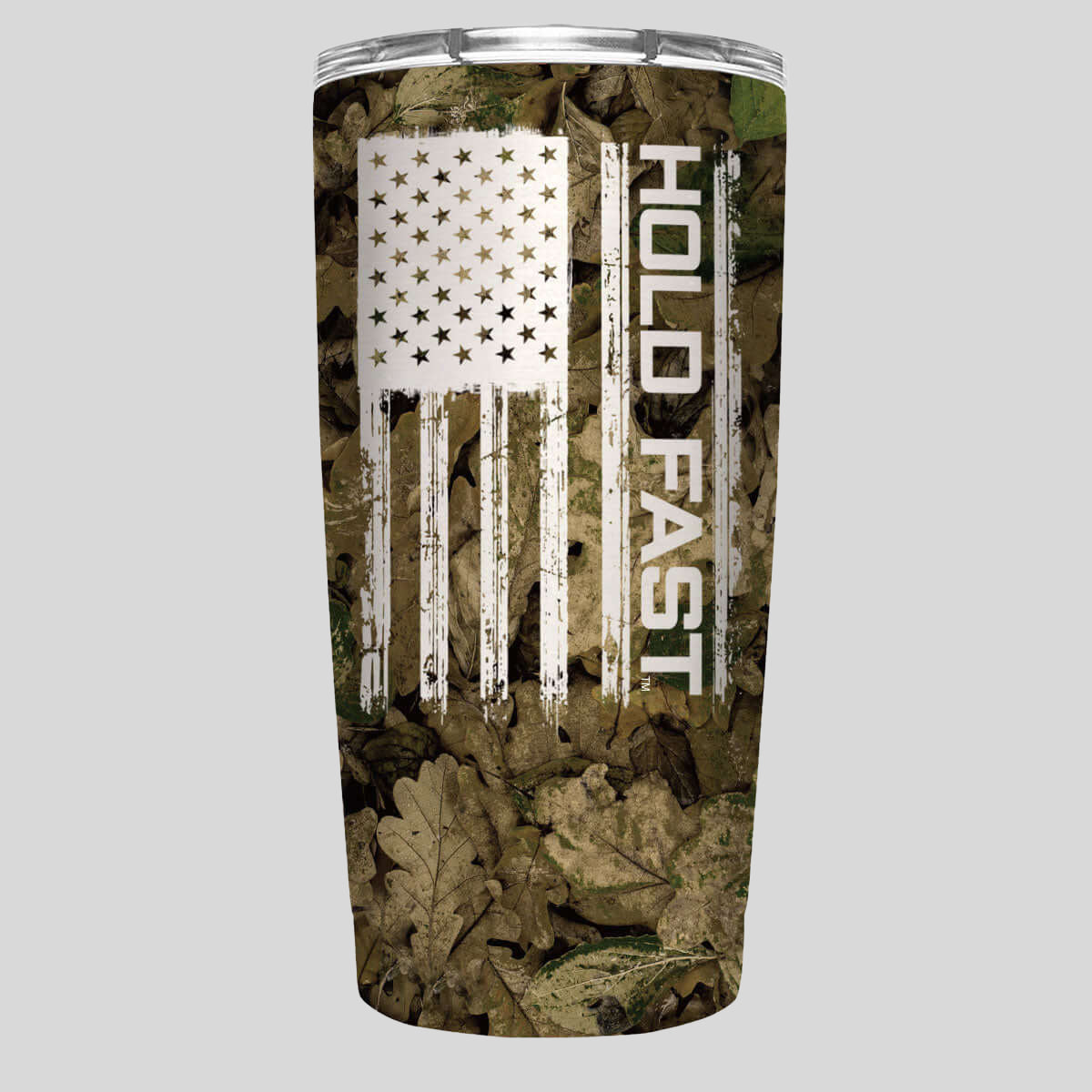 Kerusso Hunting Camo Flag 20 oz Stainless Steel Tumbler Main image