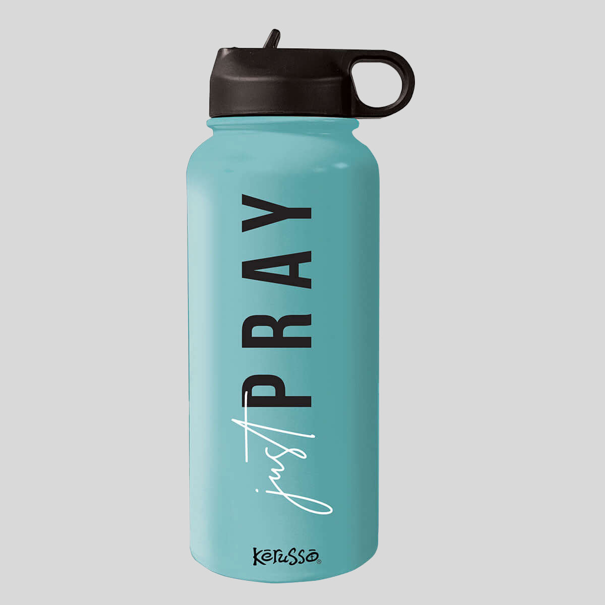 Kerusso 32 oz Stainless Steel Bottle Just Pray Main image