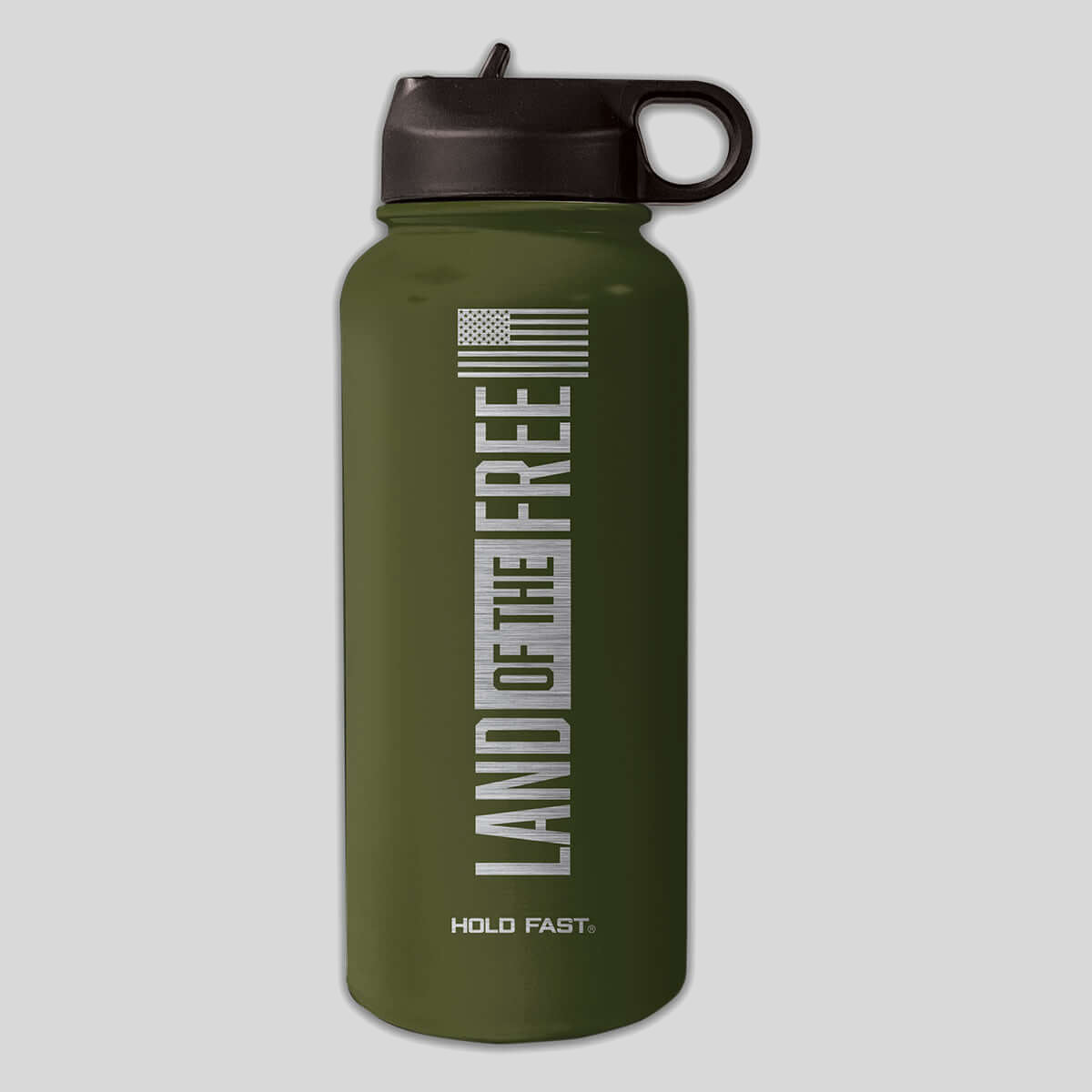 HOLD FAST 32 oz Stainless Steel Bottle Land Of The Free Main image