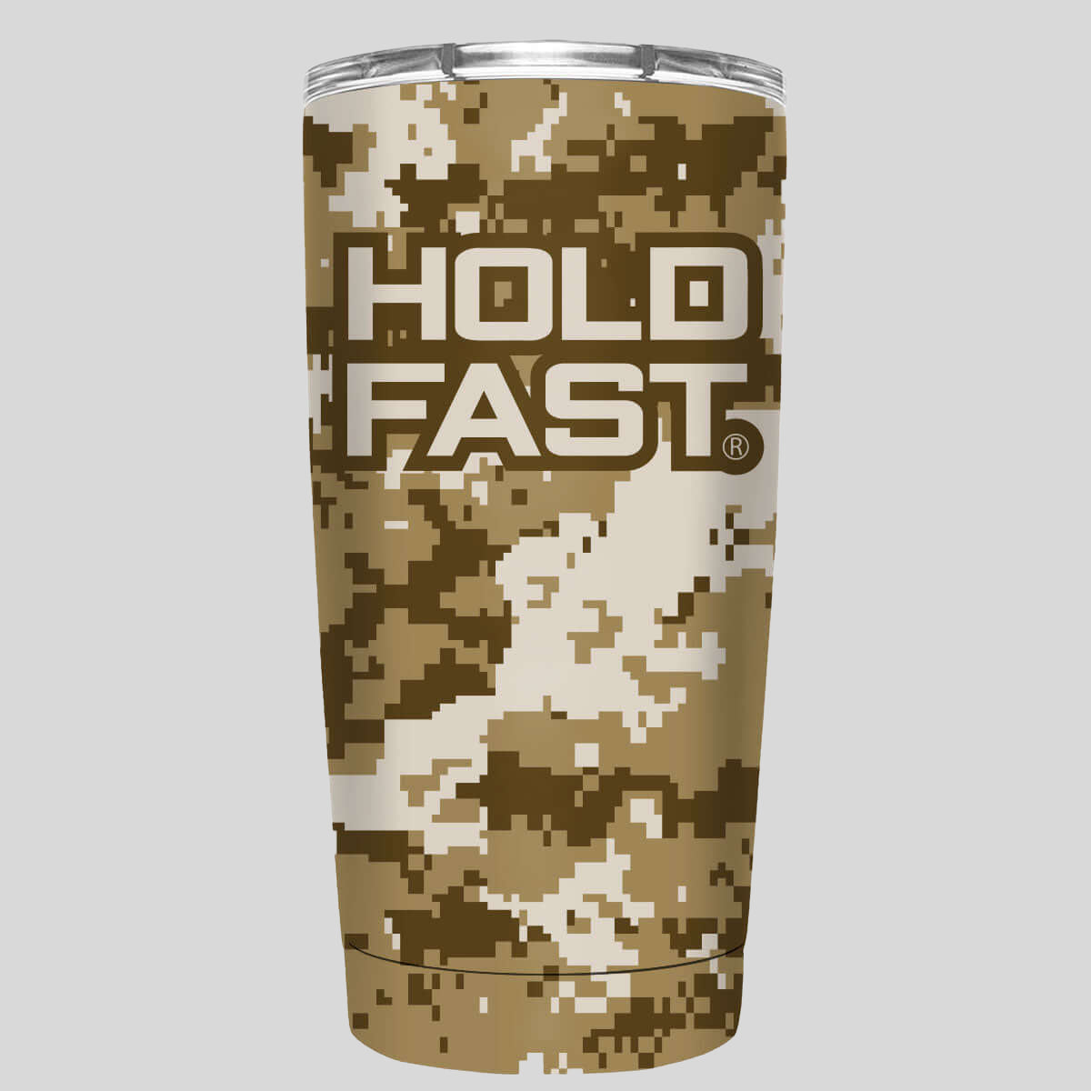 HOLD FAST 20 oz Stainless Steel Tumbler Digital Desert Camo Main image