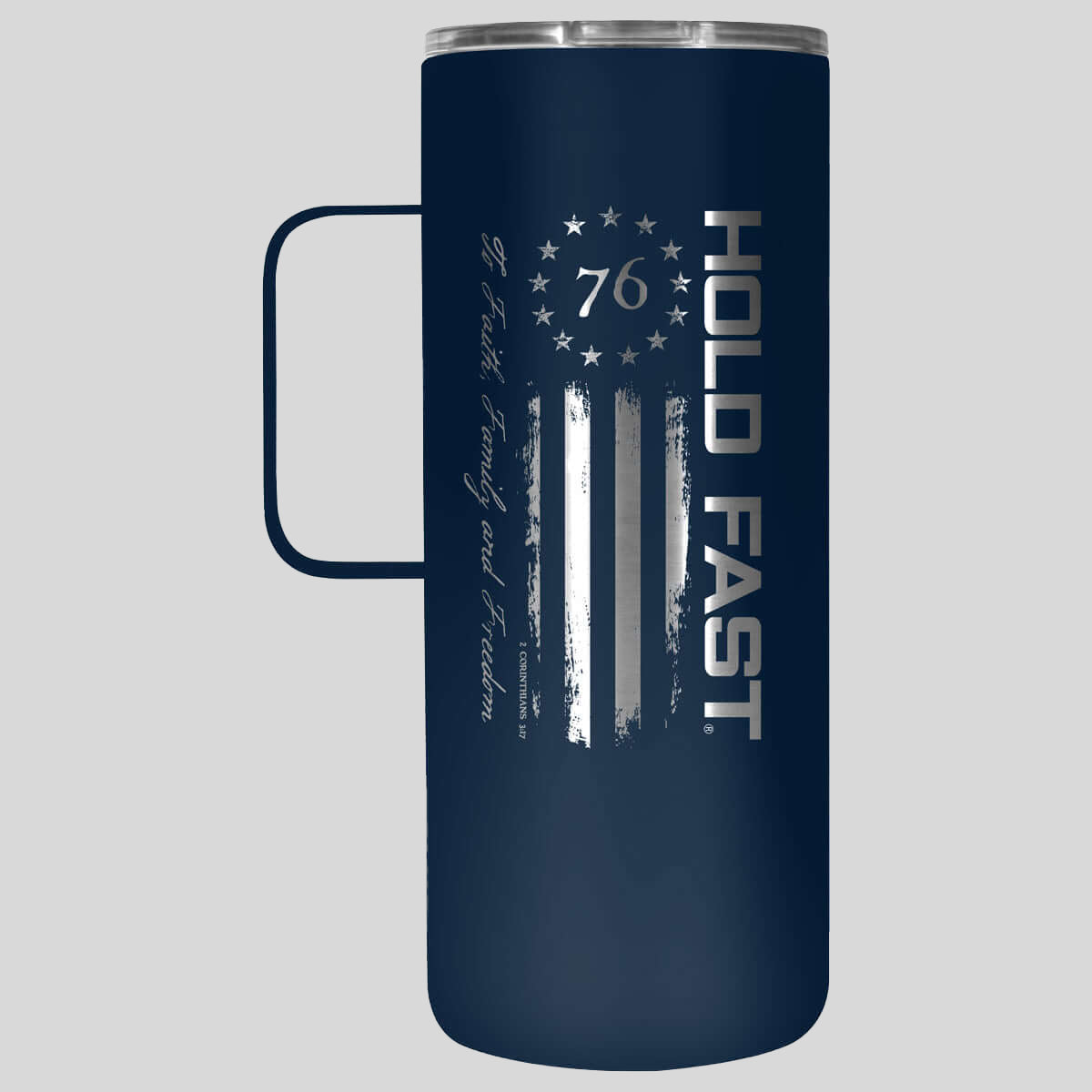 HOLD FAST 22 oz Stainless Steel Mug With Handle 76 Main image