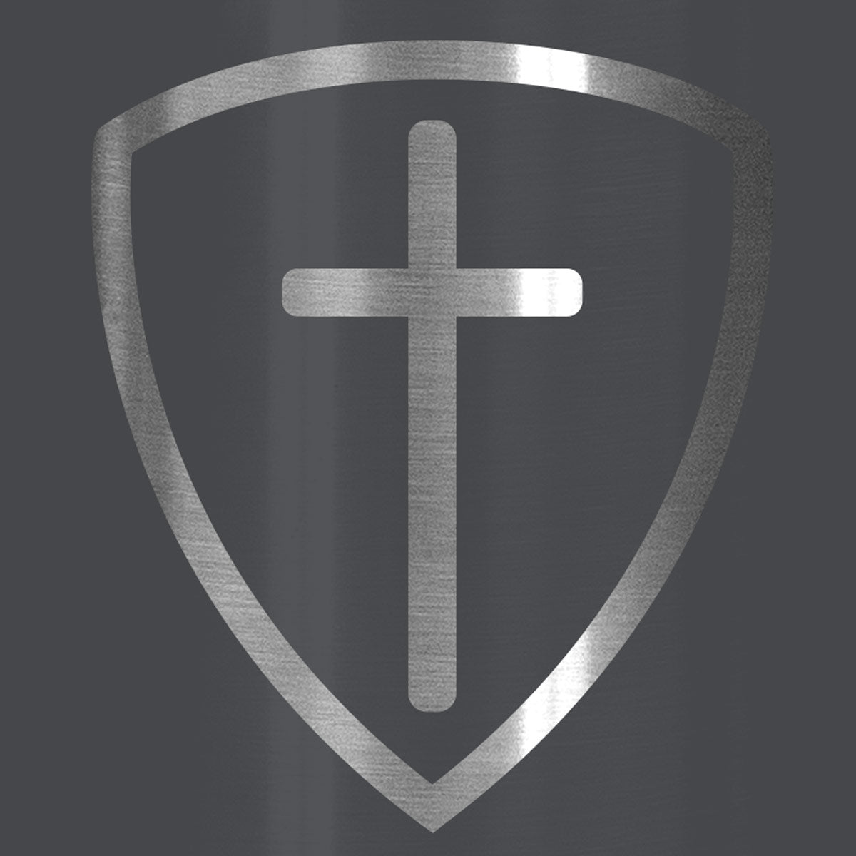 Kerusso 42 oz Magnum Steel Drink Tank Cross Shield Secondary image