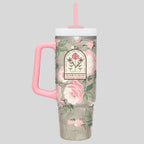 Kerusso 30 oz Stainless Steel Mug With Straw Endures Forever