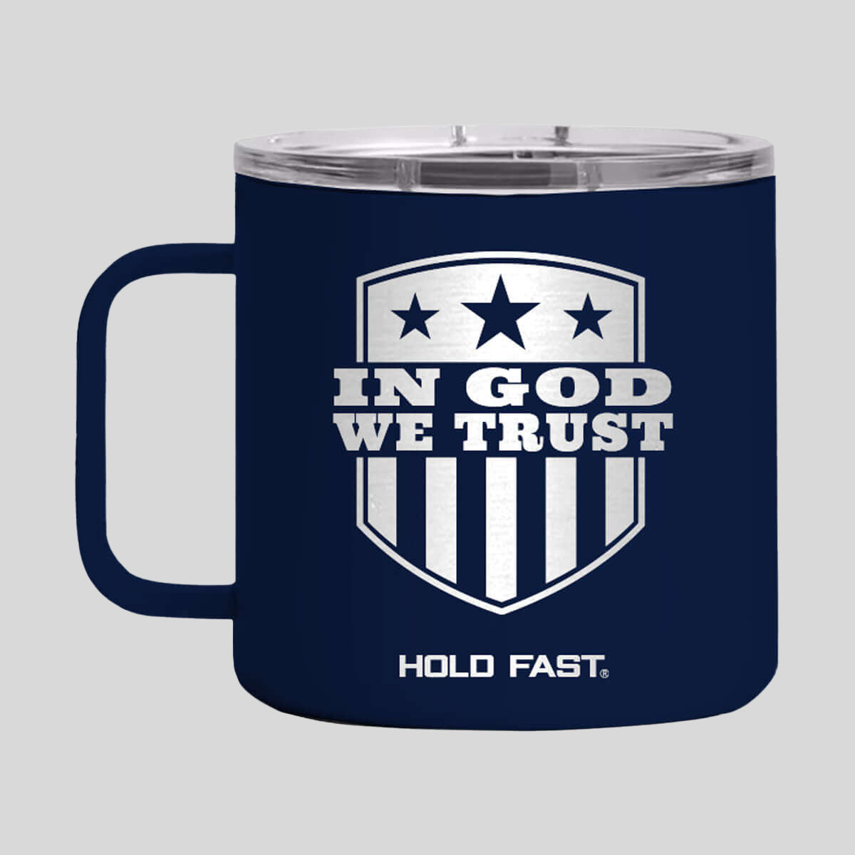 HOLD FAST 14 oz Stainless Steel Mug With Handle IGWT Main image