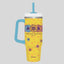 Kerusso 30 oz Stainless Steel Mug With Straw Beyond Blessed
