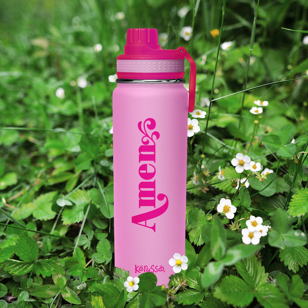 Kerusso 24 oz Stainless Steel Bottle Amen