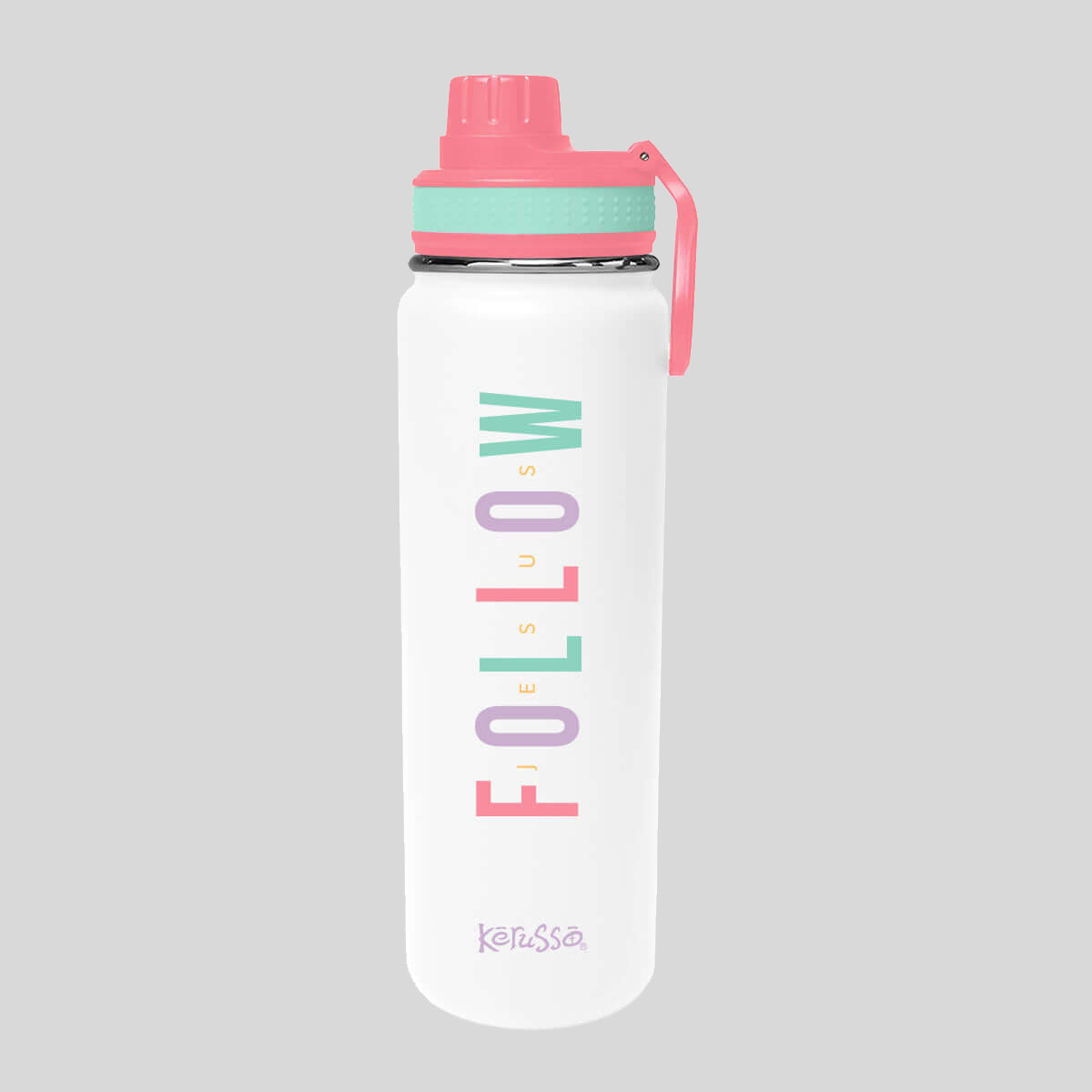 Kerusso 24 oz Stainless Steel Bottle Follow