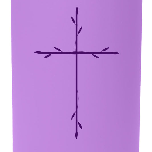 Kerusso 24 oz Stainless Steel Bottle Vine Cross