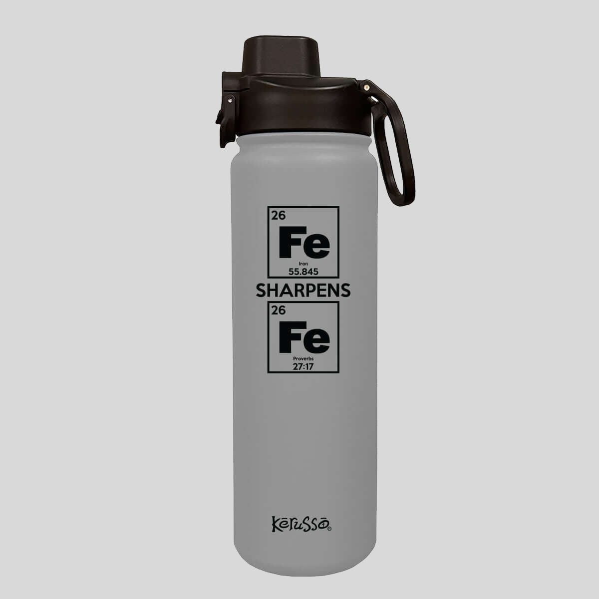 Kerusso 24 oz Stainless Steel Bottle Iron Sharpens Iron Main image